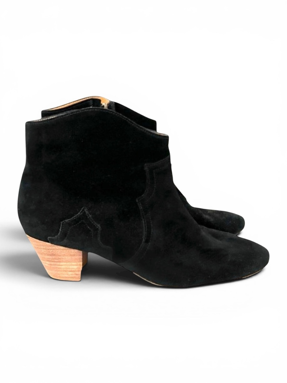 Isabel Marant black suede Dicker ankle boots